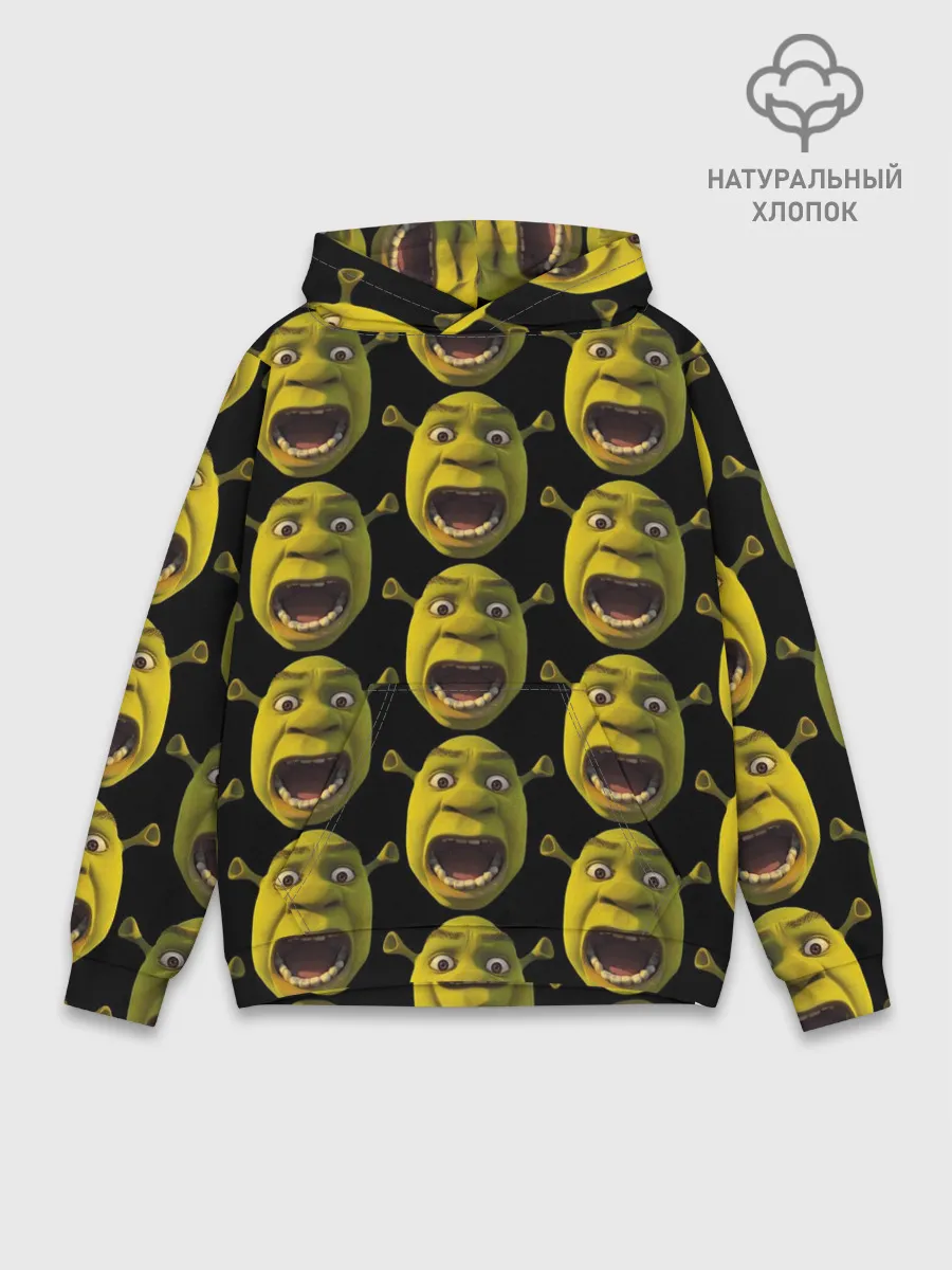 Худи мужской база хлопок / ШРЕК НАВСЕГДА