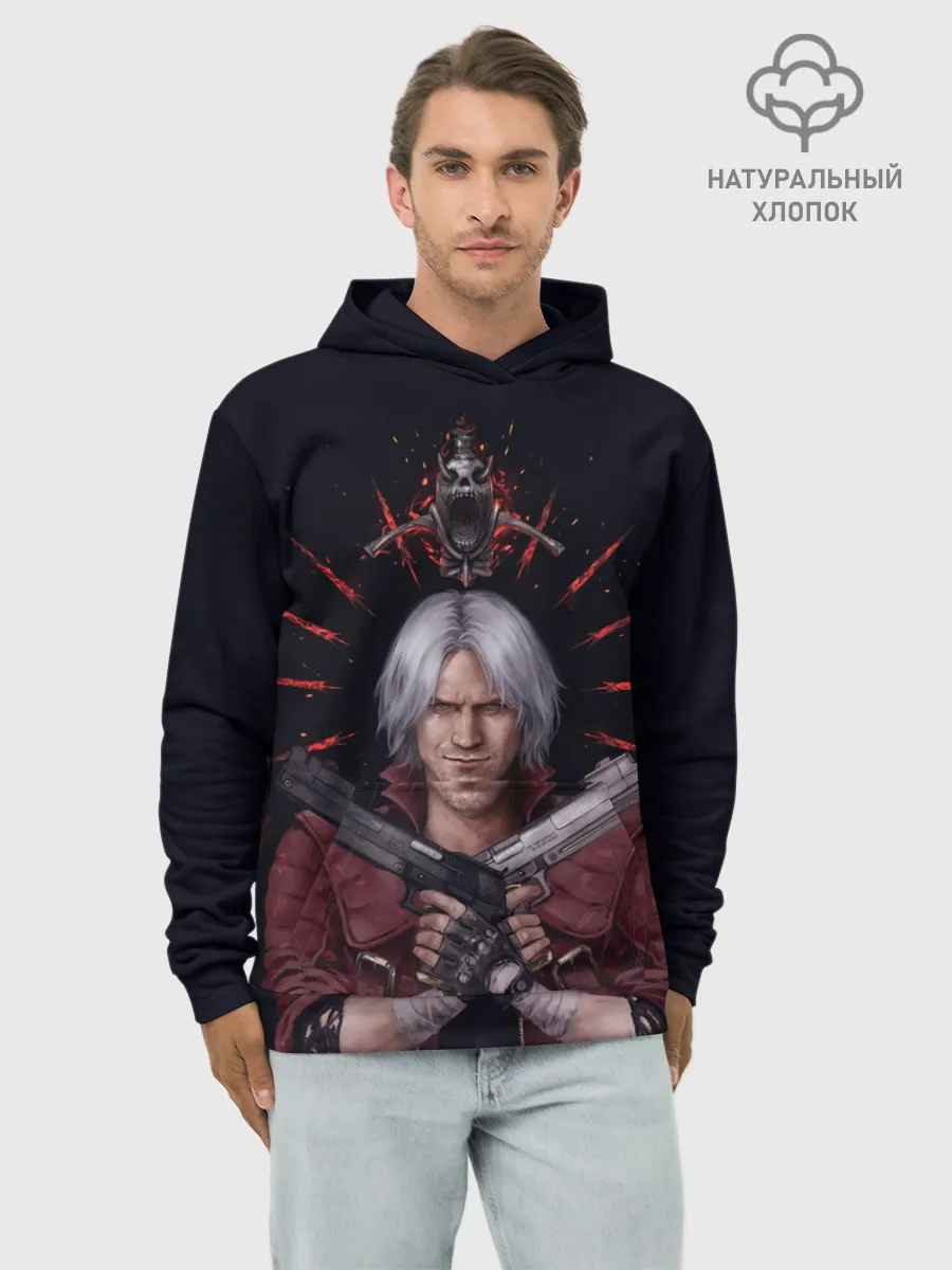 Худи мужской база хлопок / Saint Dante