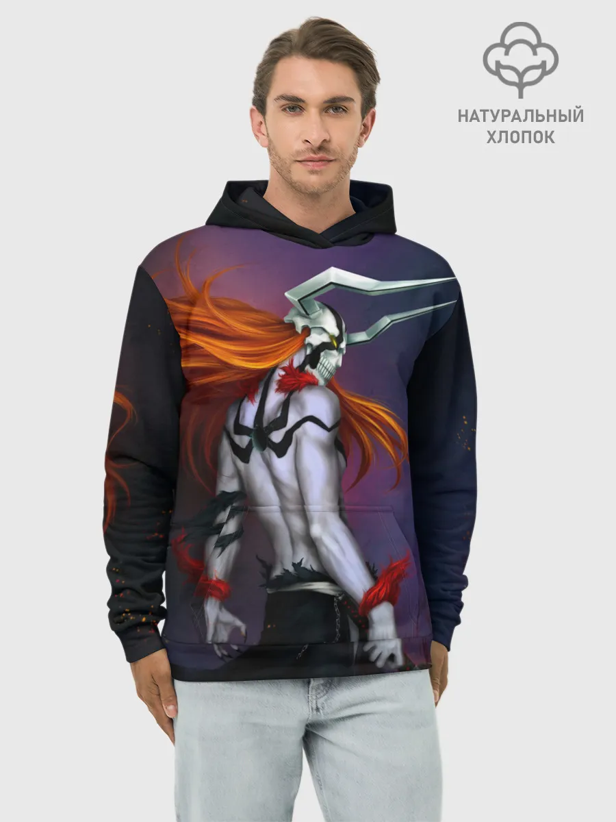 Худи мужской база хлопок / Bleach Ichigo Kurosaki