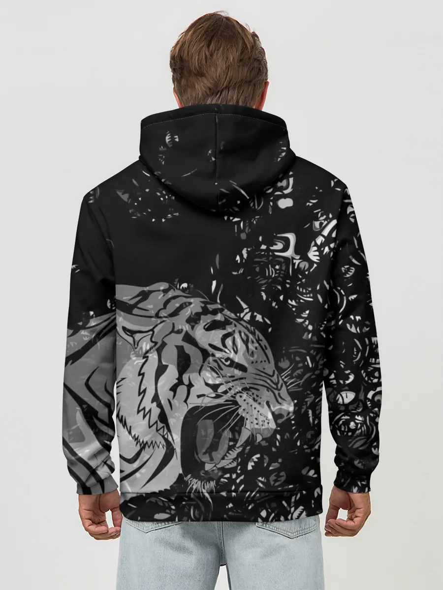 Худи мужской база хлопок / WILD / ДИКИЙ