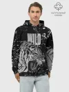 Худи мужской база хлопок / WILD / ДИКИЙ