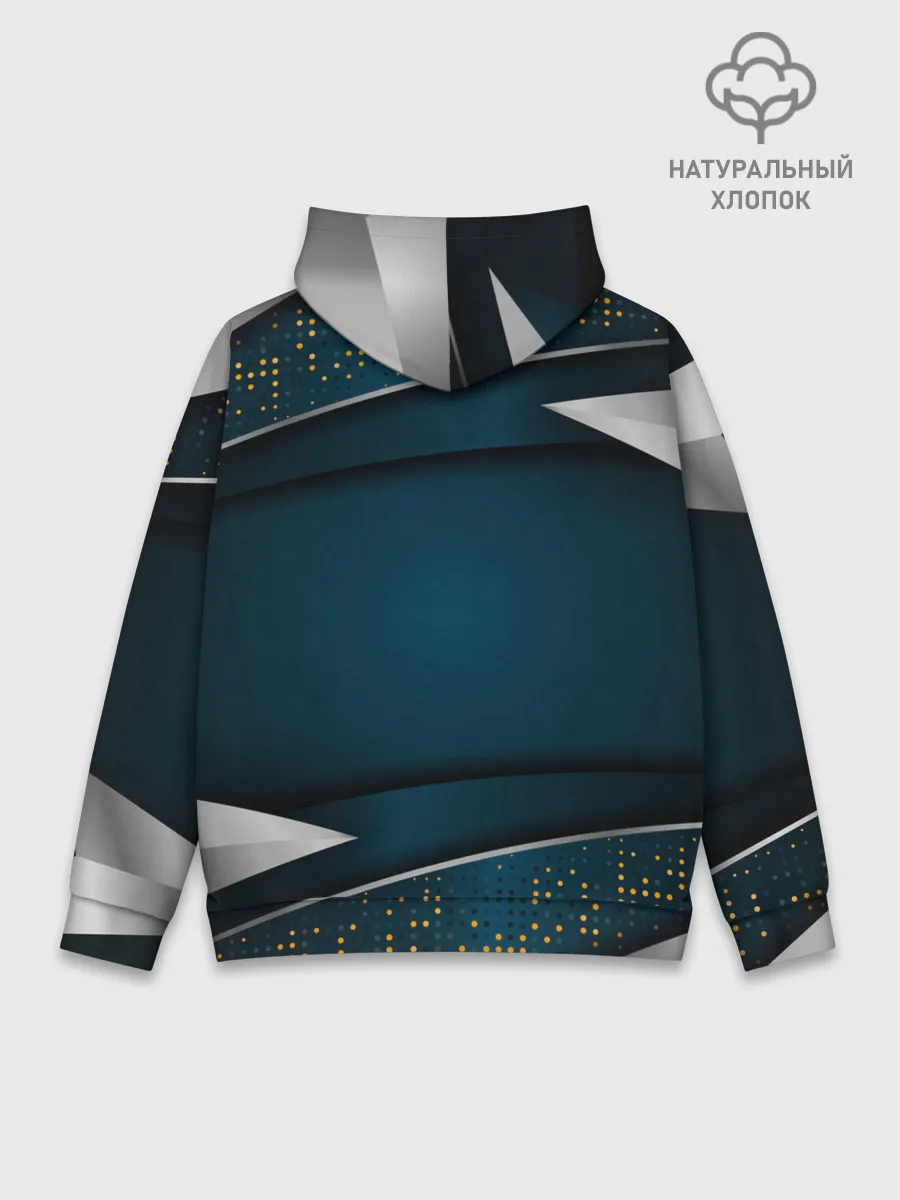 Худи мужской база хлопок / 3D luxury sport style Золото