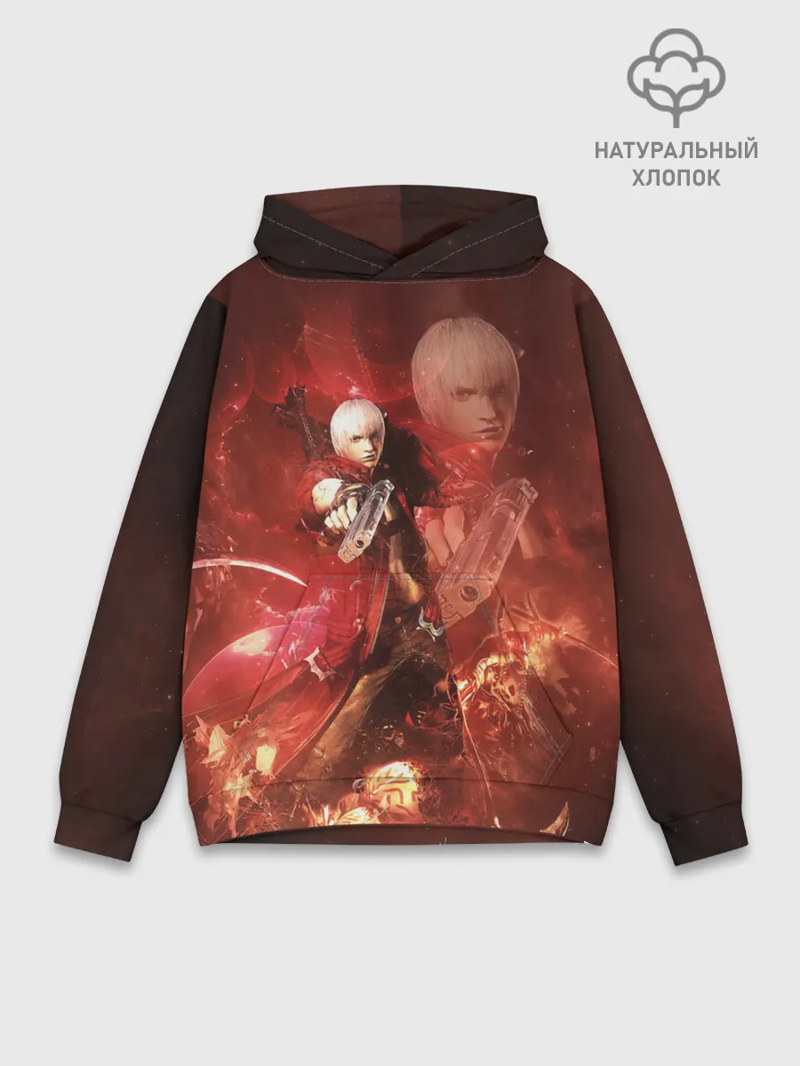 Худи мужской база хлопок / Молодой Данте