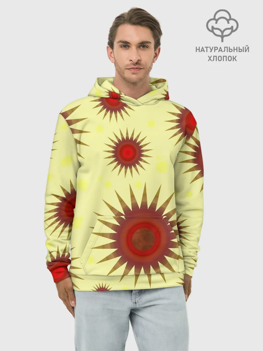 Худи мужской база хлопок / солнце | Sun