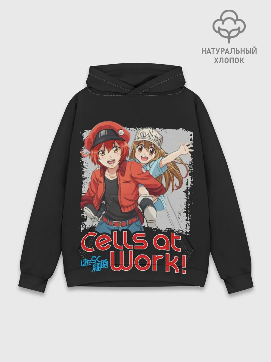 Худи мужской база хлопок / Эритроцит и тромбоцит