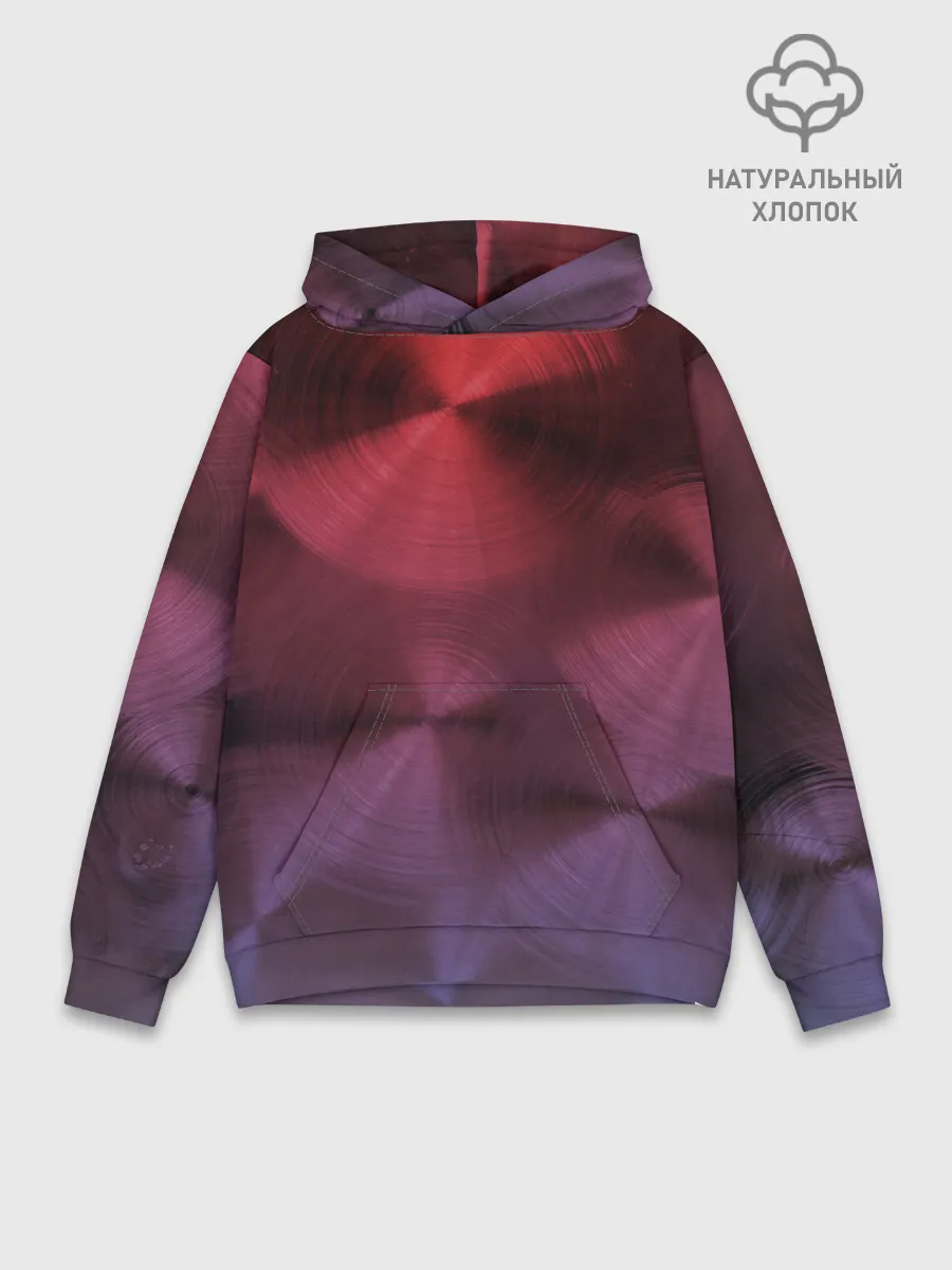 Худи мужской база хлопок / metal texture with circles