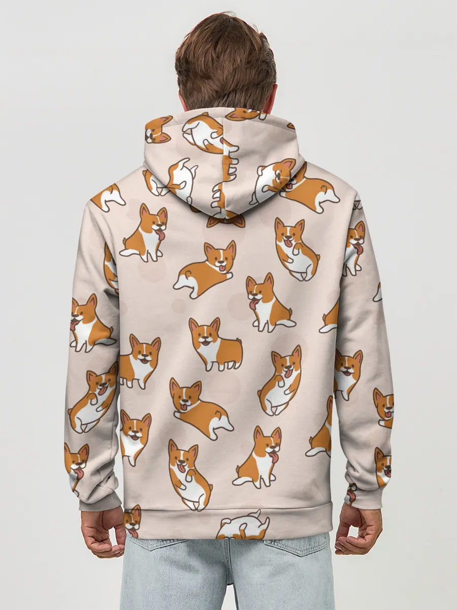 Худи мужской база хлопок / Корги | Разные