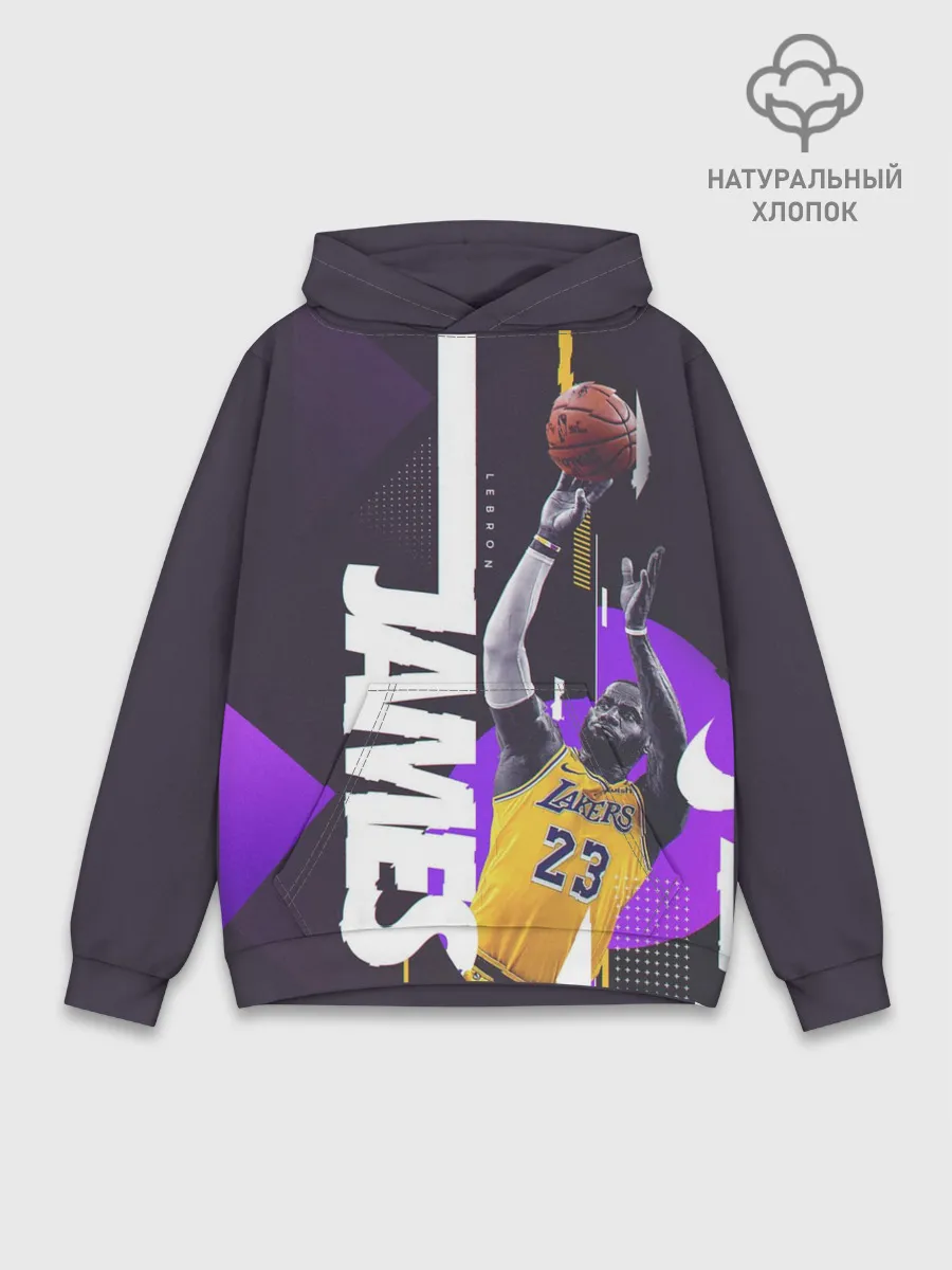 Худи мужской база хлопок / Леброн