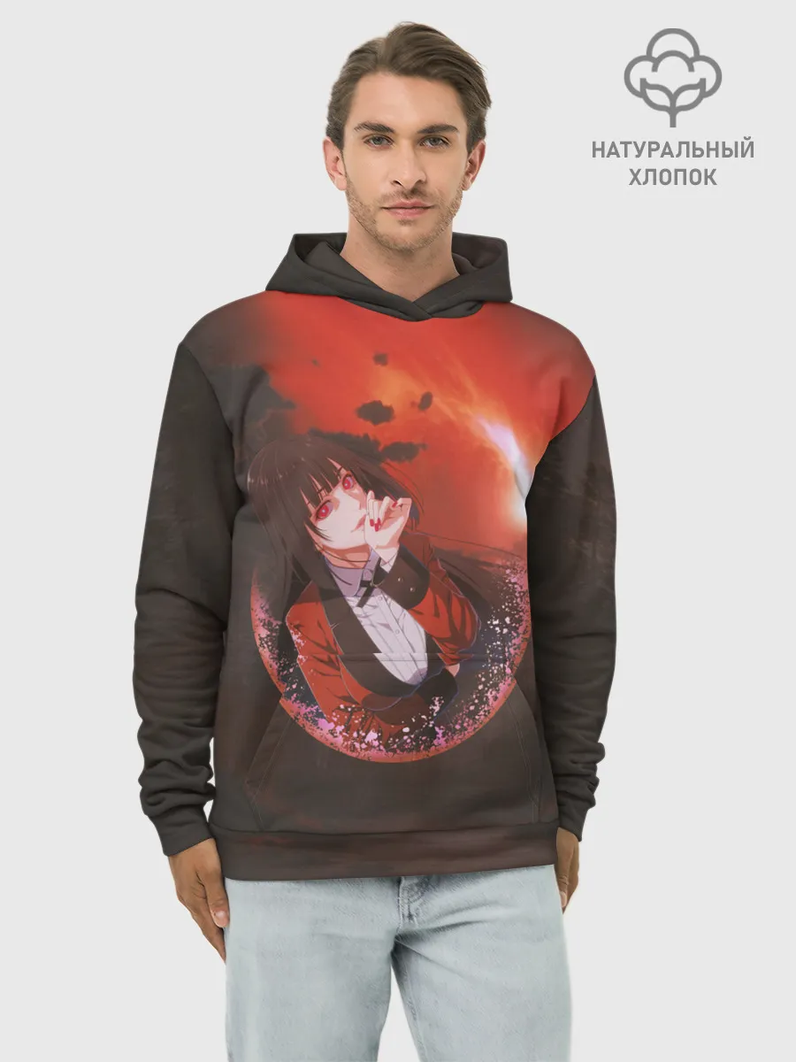 Худи мужской база хлопок / Kakegurui Yumeko Jabami art