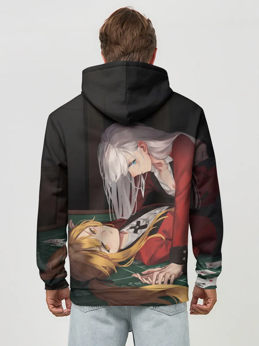 Худи мужской база хлопок / Yumeko Jabami, Sumera Itsuki