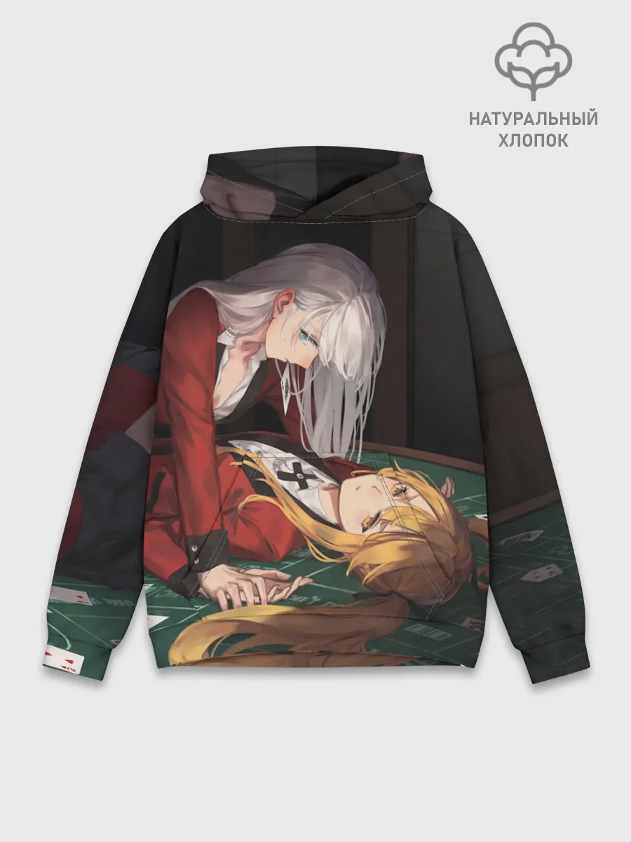 Худи мужской база хлопок / Yumeko Jabami, Sumera Itsuki