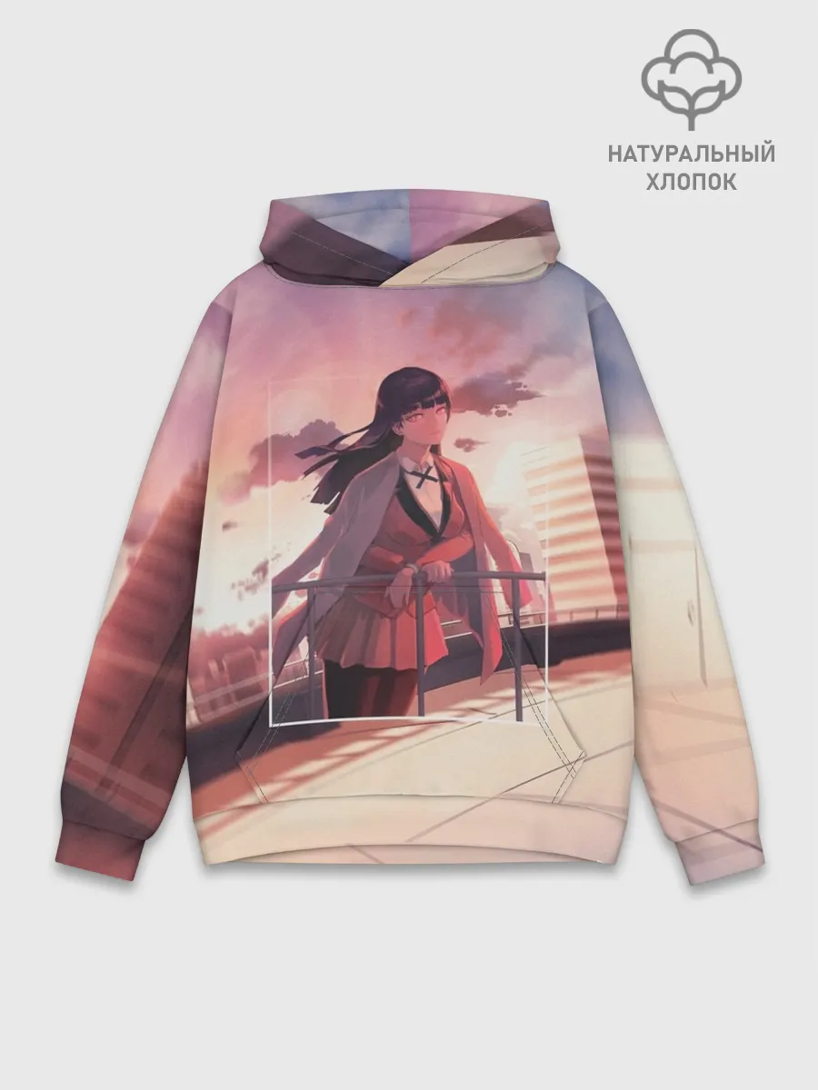 Худи мужской база хлопок / Kakegurui Yumeko Jabami art