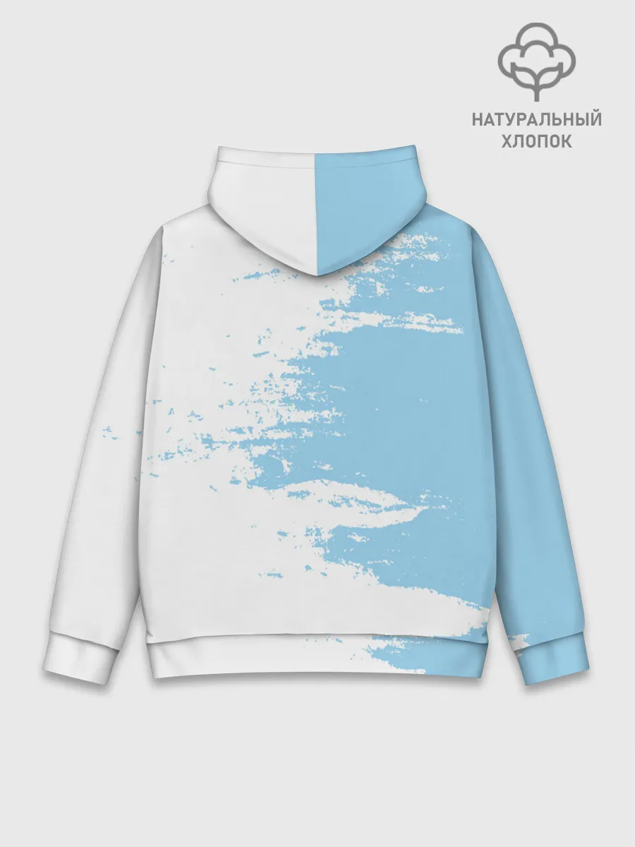 Худи мужской база хлопок / Сборная Уругвая