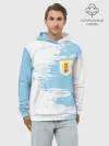 Худи мужской база хлопок / Сборная Уругвая