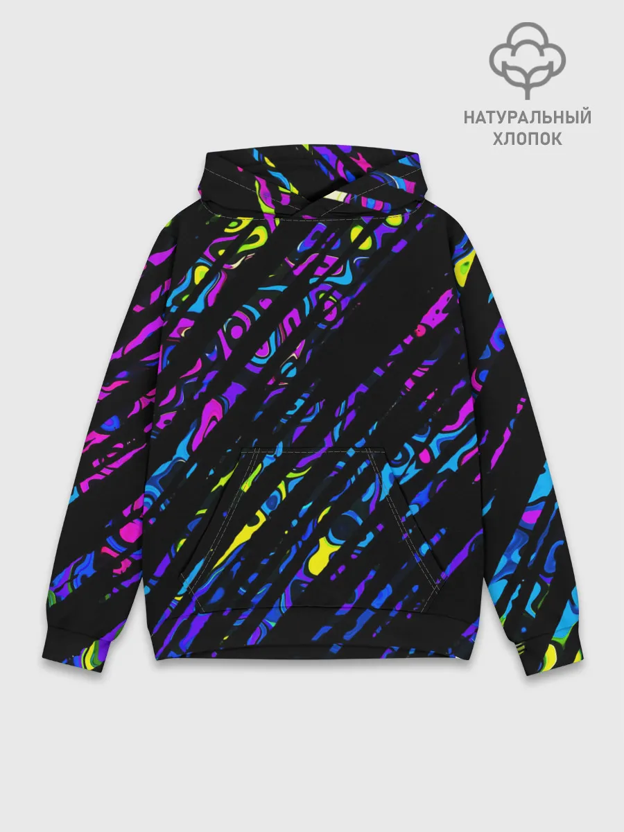 Худи мужской база хлопок / OVERLAP