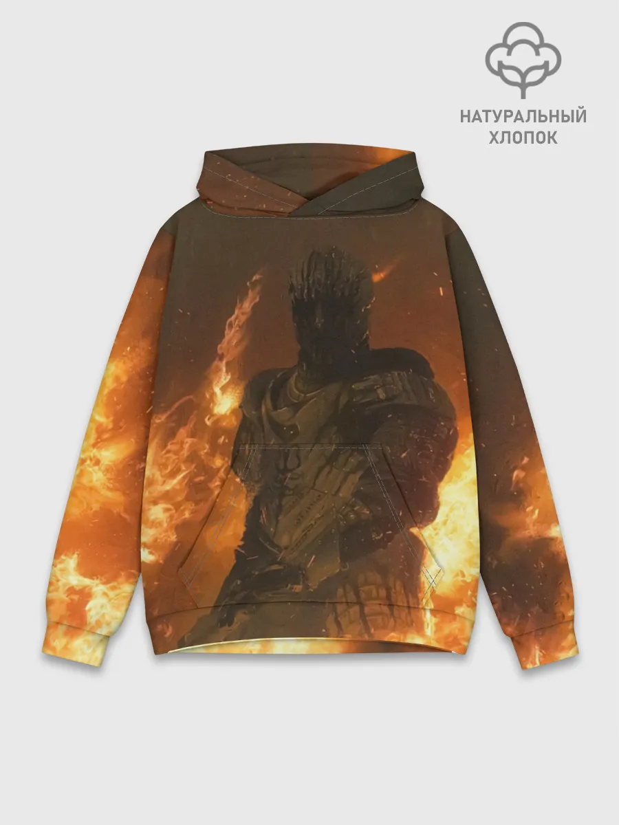 Худи мужской база хлопок / MORTAL SHELL WARRIOR