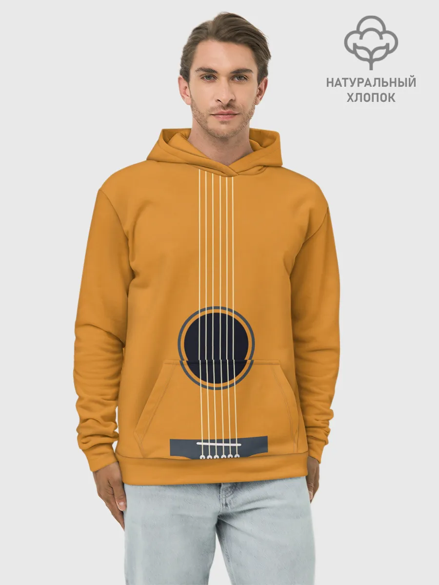 Худи мужской база хлопок / ГИТАРА