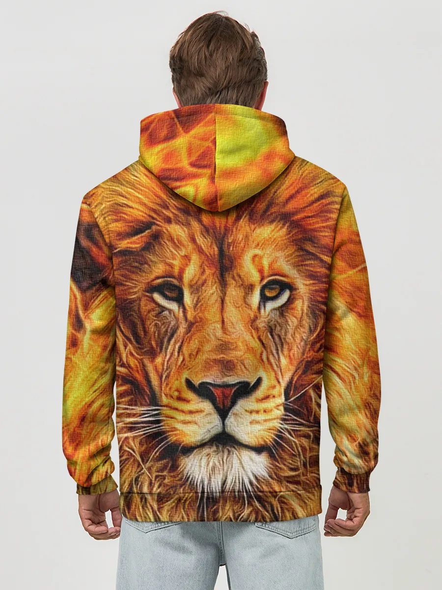 Худи мужской база хлопок / LION