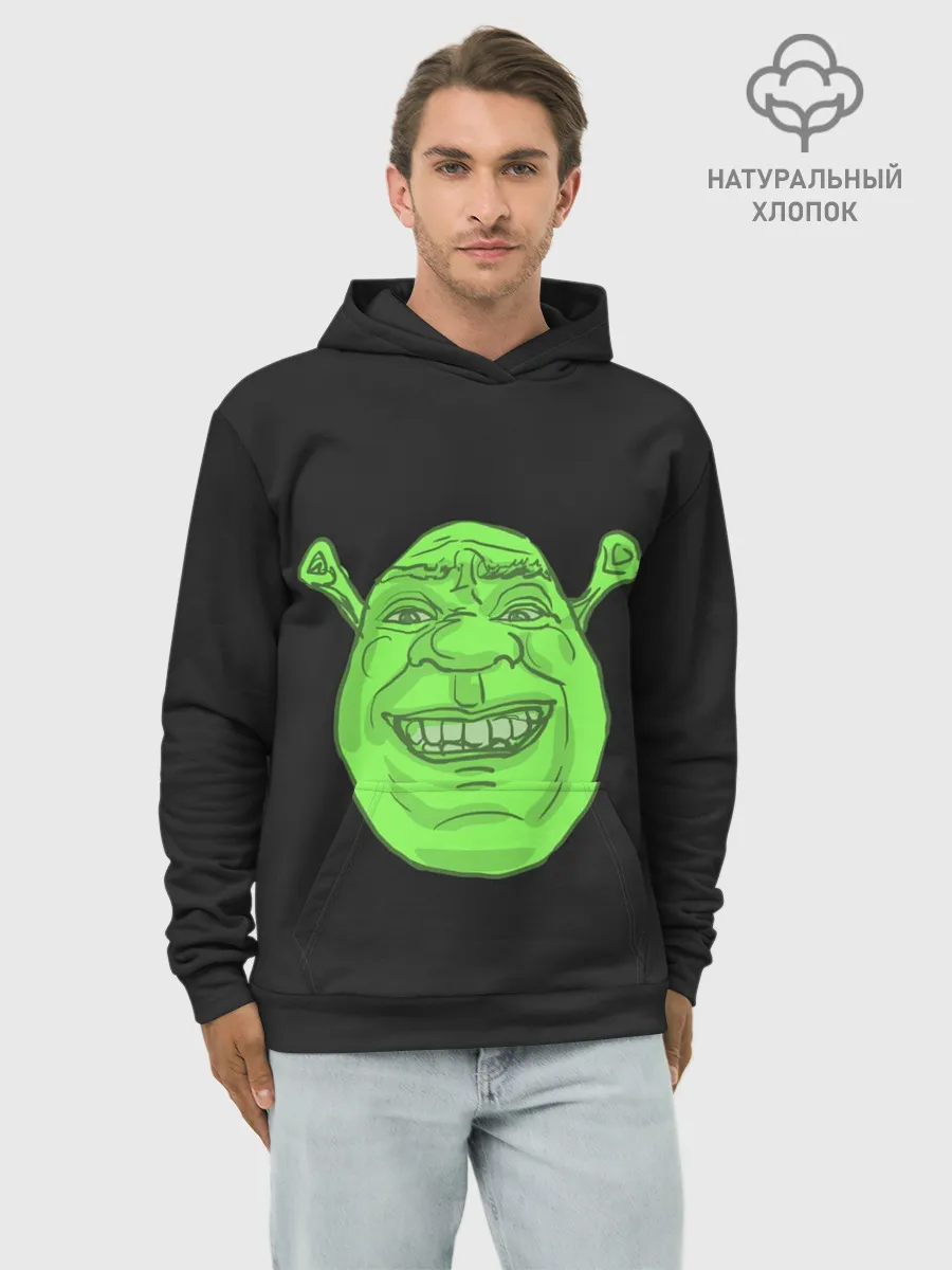 Худи мужской база хлопок / Shreks Face