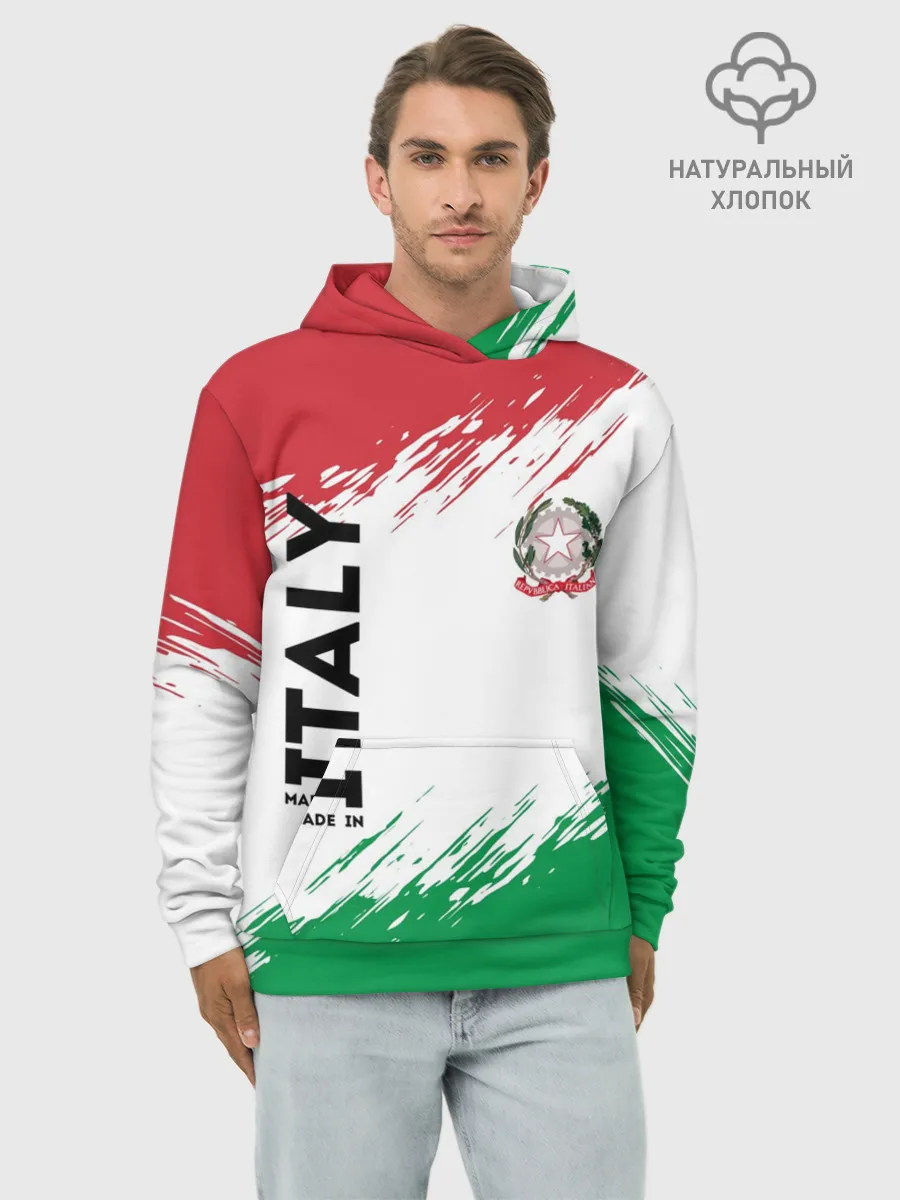 Худи мужской база хлопок / MADE IN ITALY