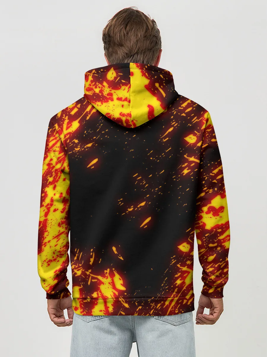 Худи мужской база хлопок / Geometry Dash | Demon