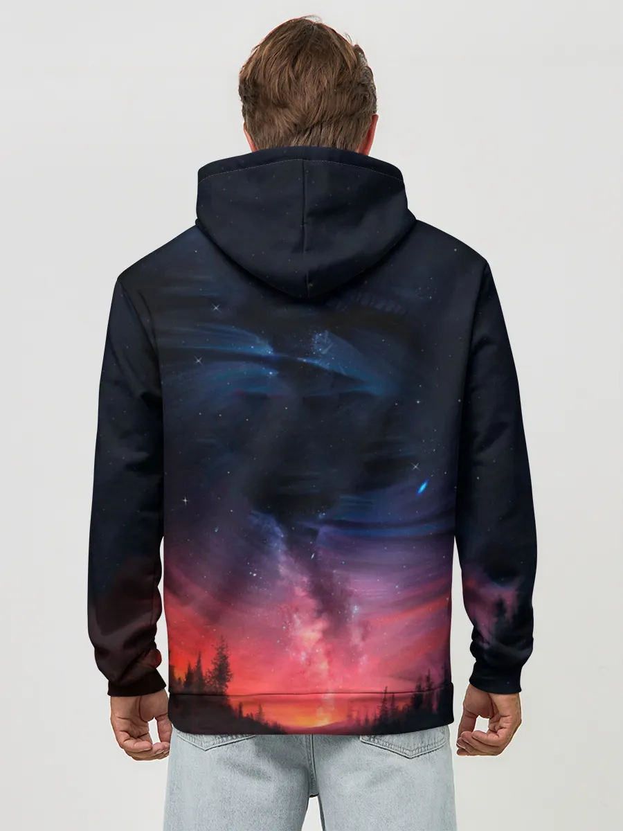 Худи мужской база хлопок / Глаза в небе