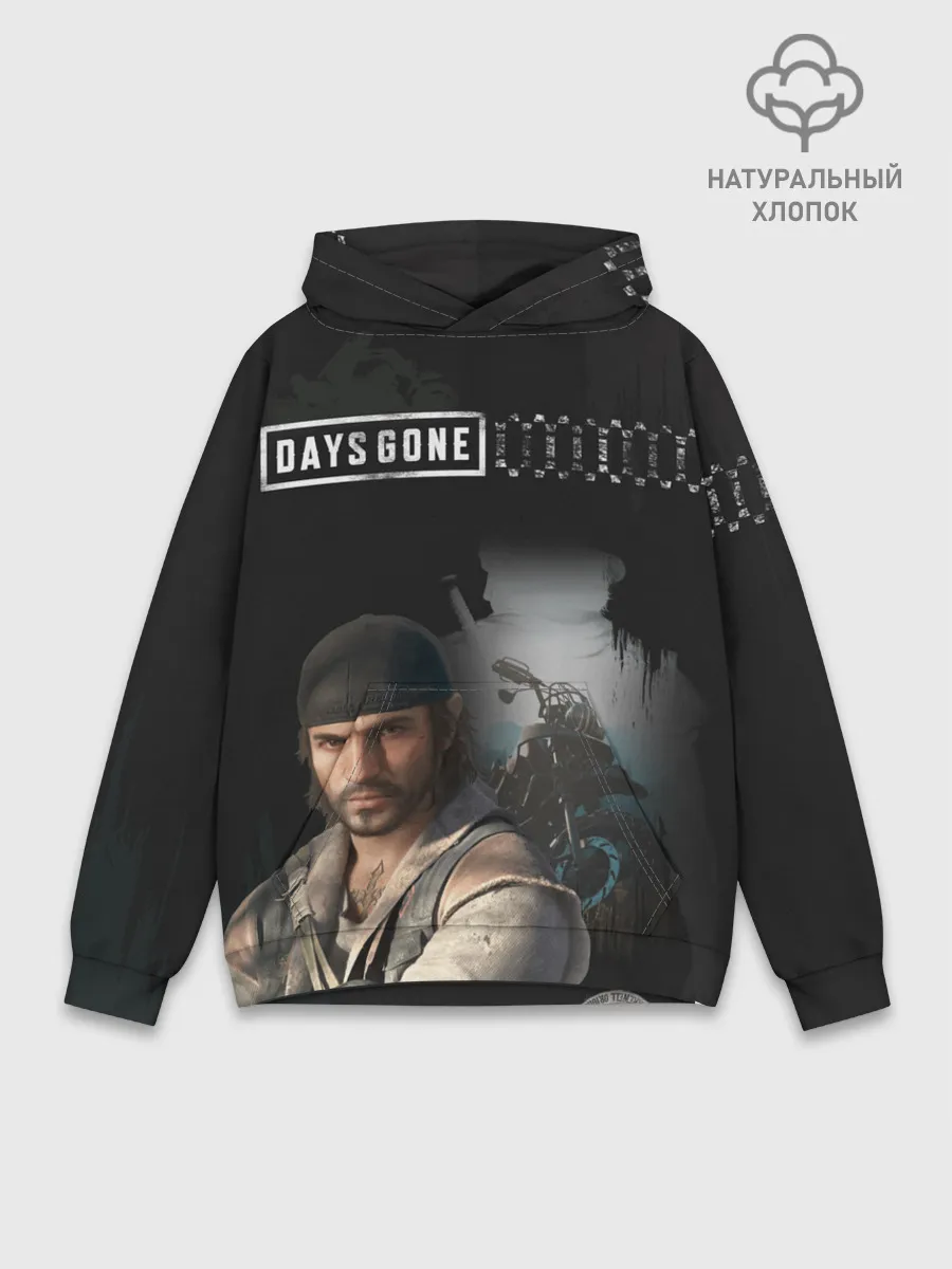Худи мужской база хлопок / Days Gone