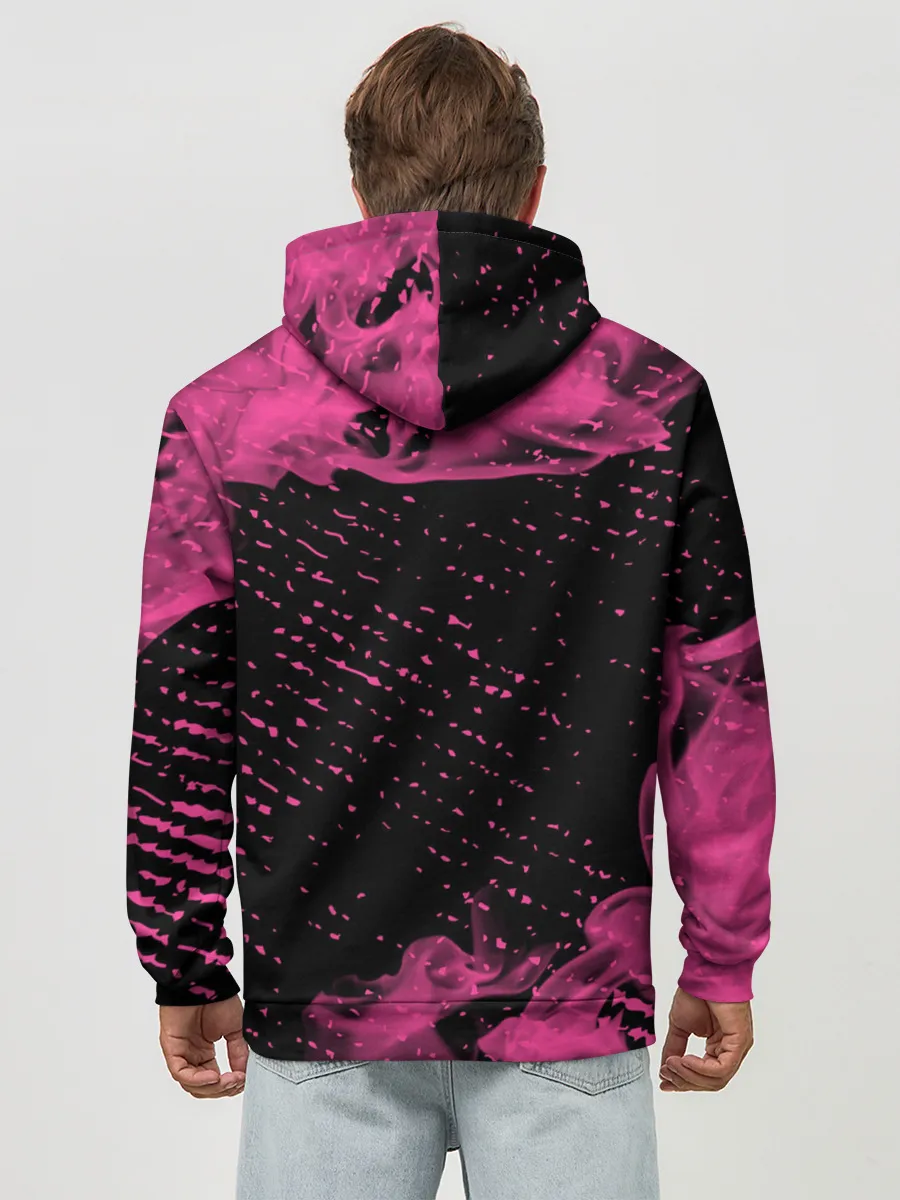 Худи мужской база хлопок / Свободу Лелушу - Пламя