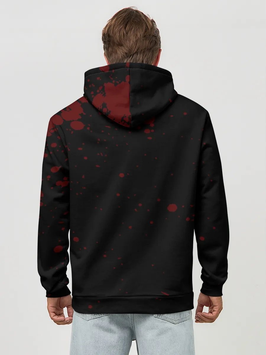 Худи мужской база хлопок / Кокушибо | Клинок, рассекающий демонов