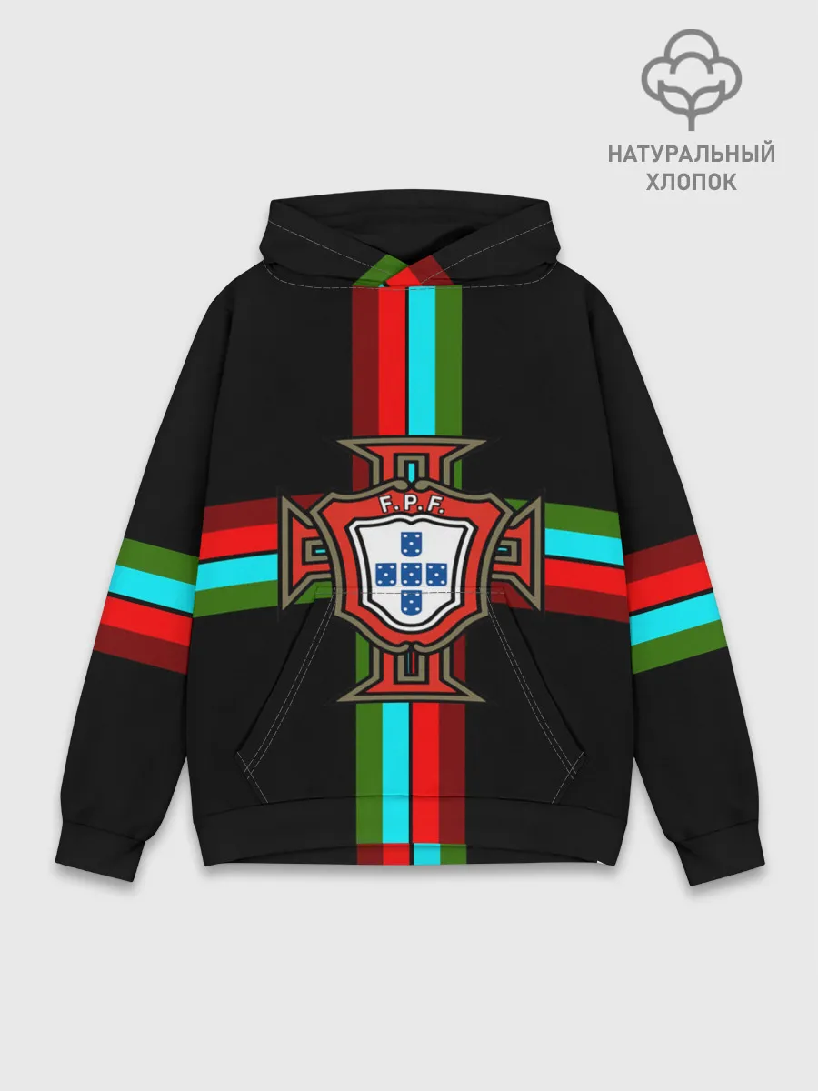 Худи мужской база хлопок / Сборная Португалии