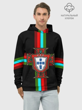 Худи мужской база хлопок / Сборная Португалии