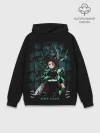 Худи мужской база хлопок / Demon Slayer: Kimetsu no Yaiba