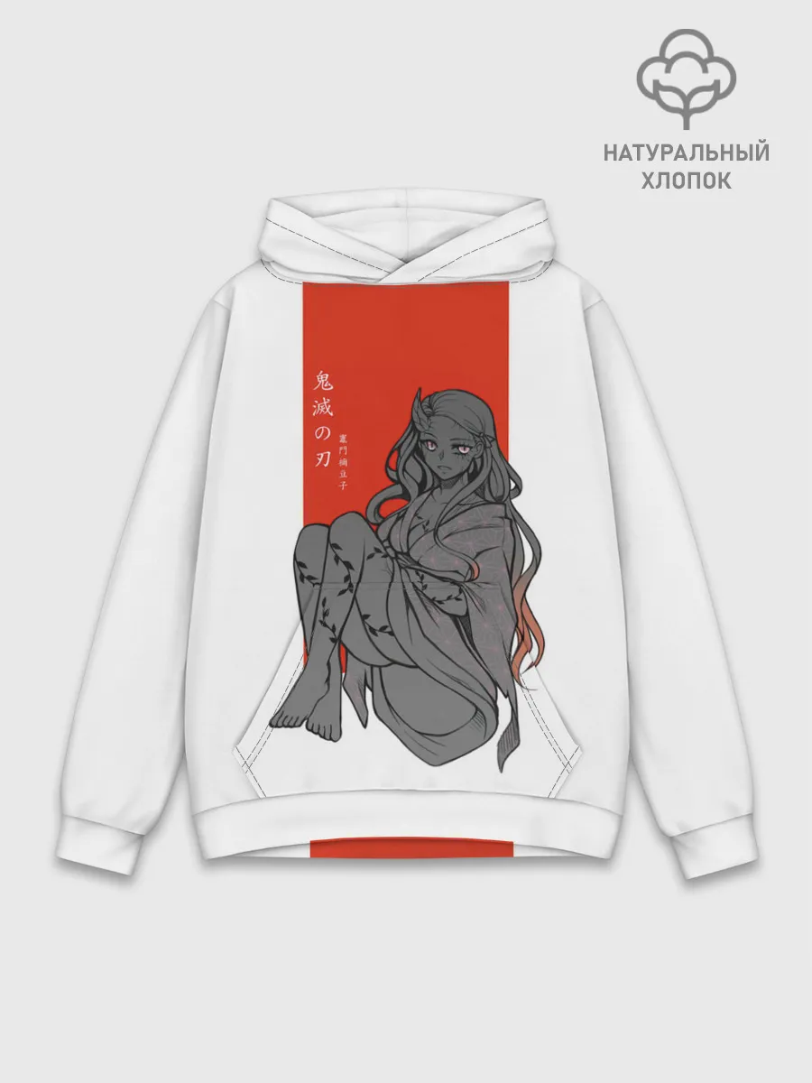 Худи мужской база хлопок / Незуко Камадо Kimetsu no Yaiba