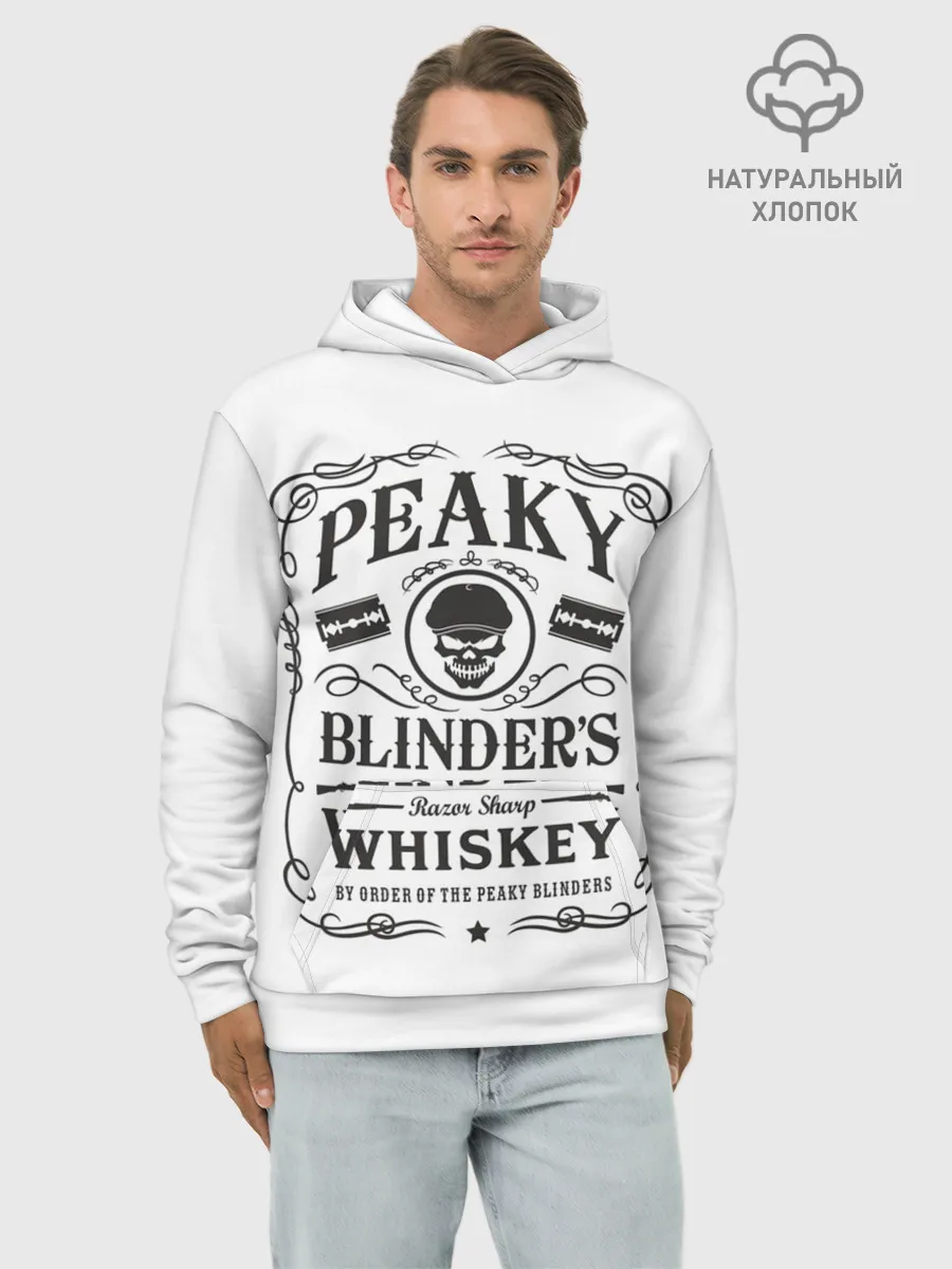 Худи мужской база хлопок / Острые Козырьки Whiskey