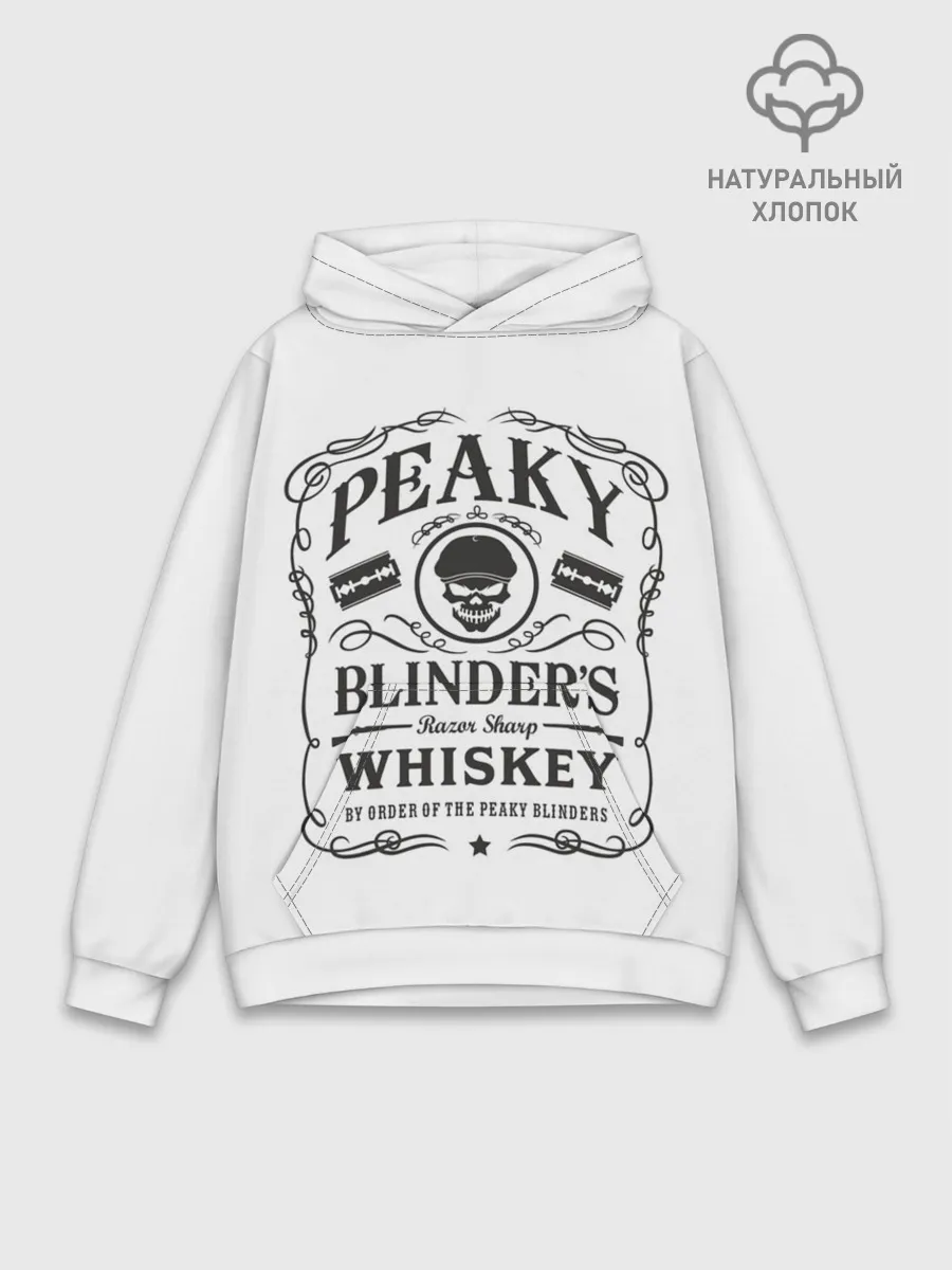 Худи мужской база хлопок / Острые Козырьки Whiskey