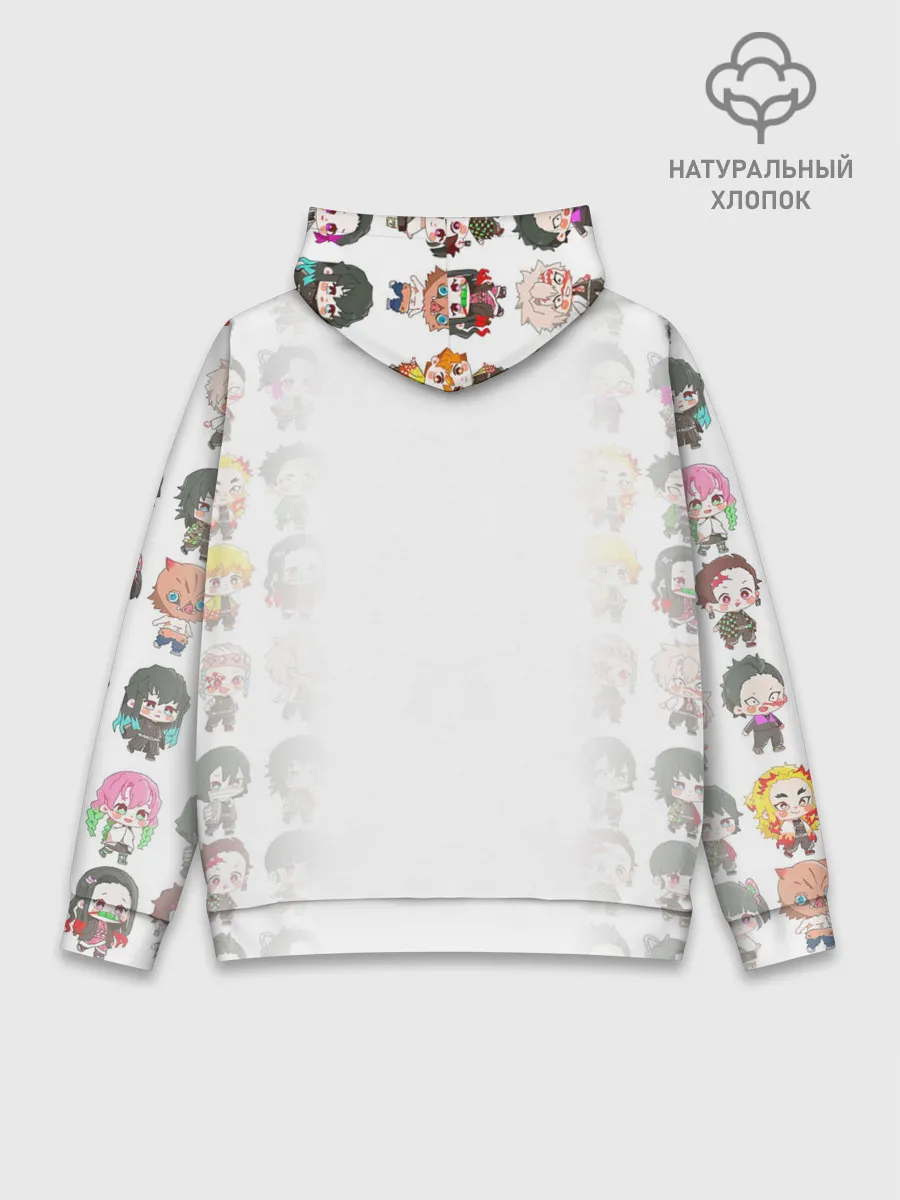 Худи мужской база хлопок / ПЕРСОНАЖИ Kimetsu no Yaiba