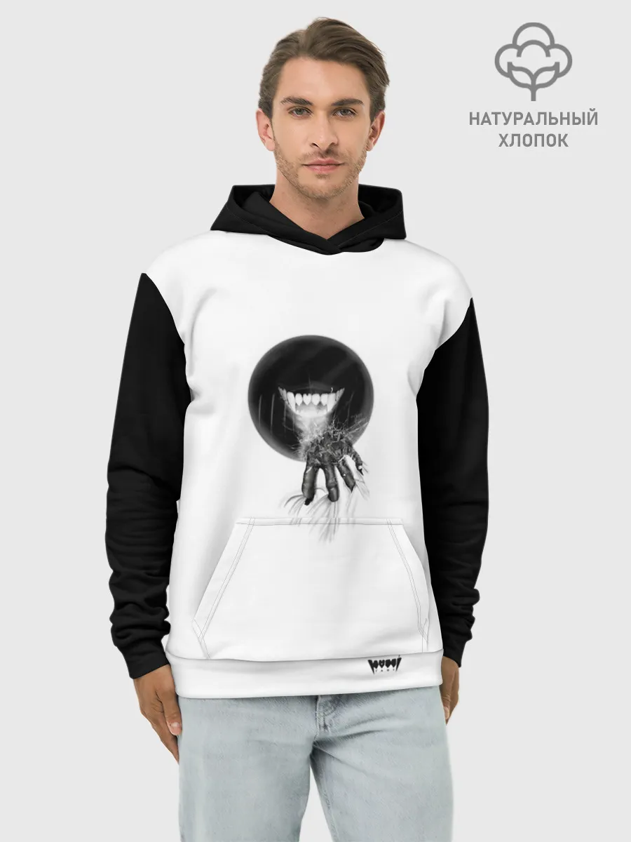 Худи мужской база хлопок / Yami: cell 3D
