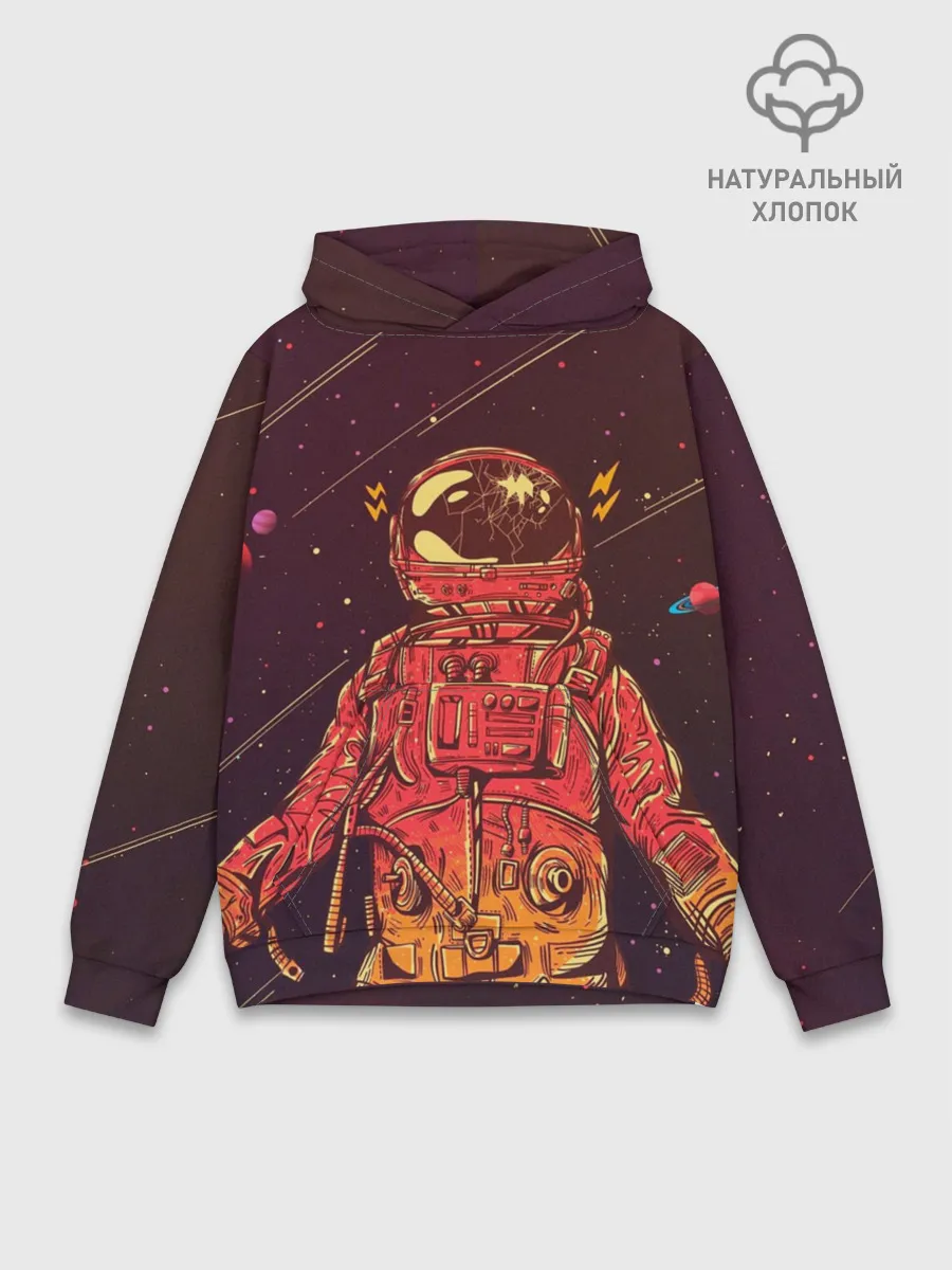 Худи мужской база хлопок / Космос