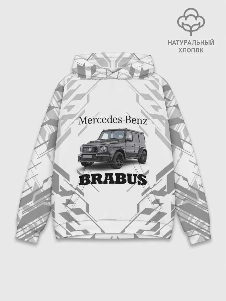 Худи мужской база хлопок / MERCEDES | BRABUS