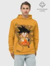 Худи мужской база хлопок / Kid Goku