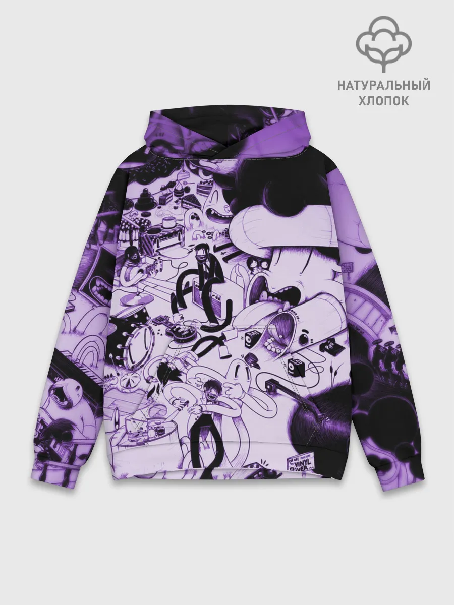 Худи мужской база хлопок / HARD MULT | Мульт