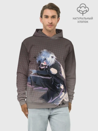 Худи мужской база хлопок / Токийский гуль