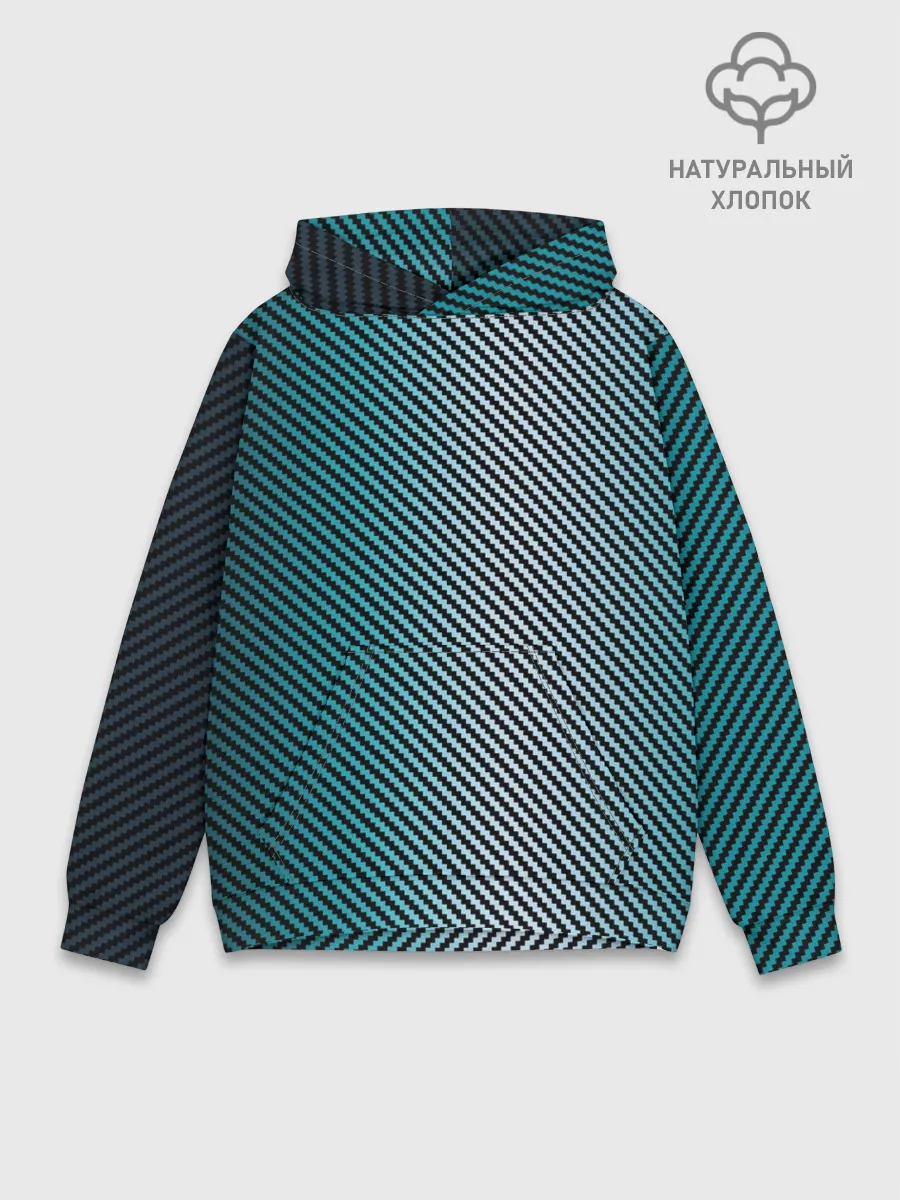 Худи мужской база хлопок / Carbon Blue