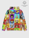 Худи мужской база хлопок / ONE PIECE / ВАН ПИС / УЗОР