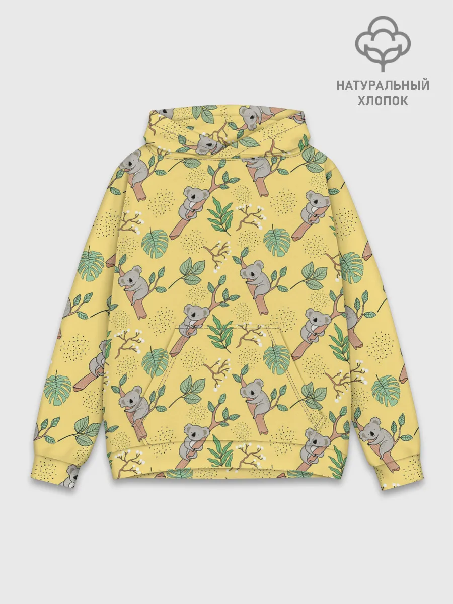 Худи мужской база хлопок / Sweet koalas