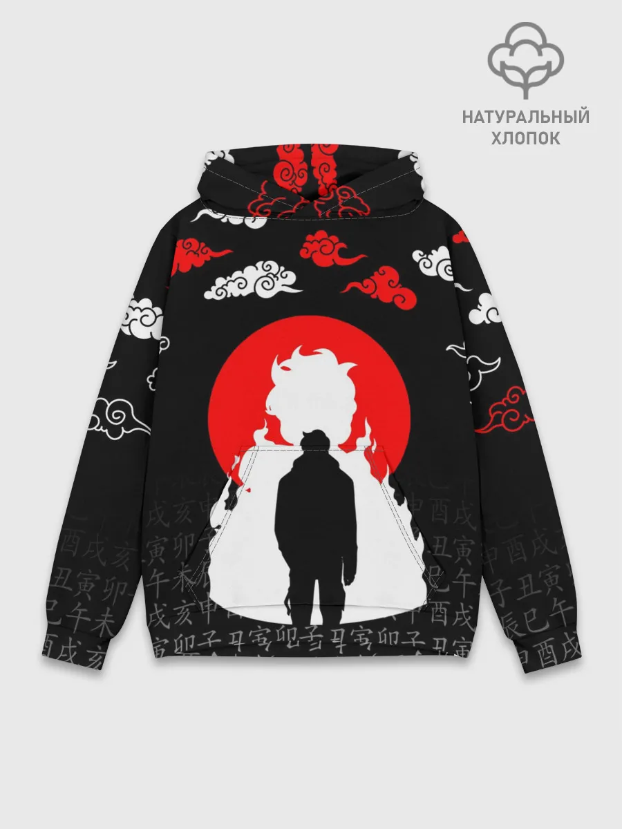 Худи мужской база хлопок / СОН ДЖИН ВУ / SOLO LEVELING