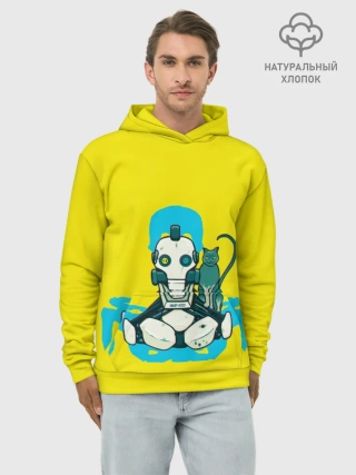 Худи мужской база хлопок / Любовь, смерть и роботы