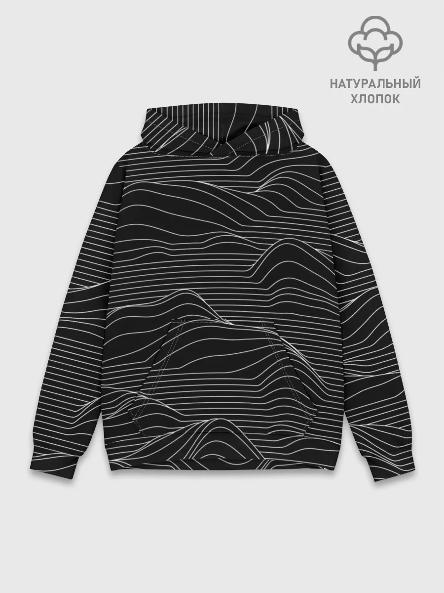 Худи мужской база хлопок / ЛИНИИ И НИЧЕГО БОЛЬШЕ
