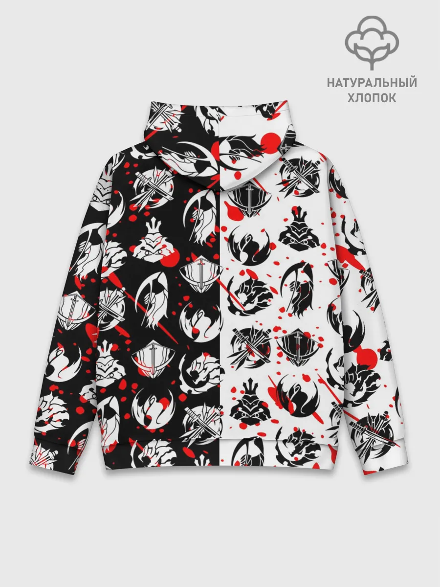 Худи мужской база хлопок / SOLO LEVELING / ГИЛЬДИИ