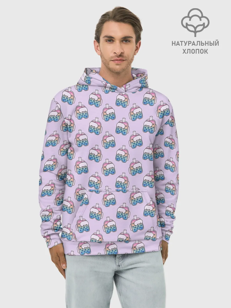 Худи мужской база хлопок / Among Us | Коктейль